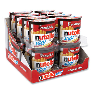 Hazelnut Spread and Breadsticks, 1.8 oz Single-Serve Tub, 16/Pack, Ships in 1-3 Business Days