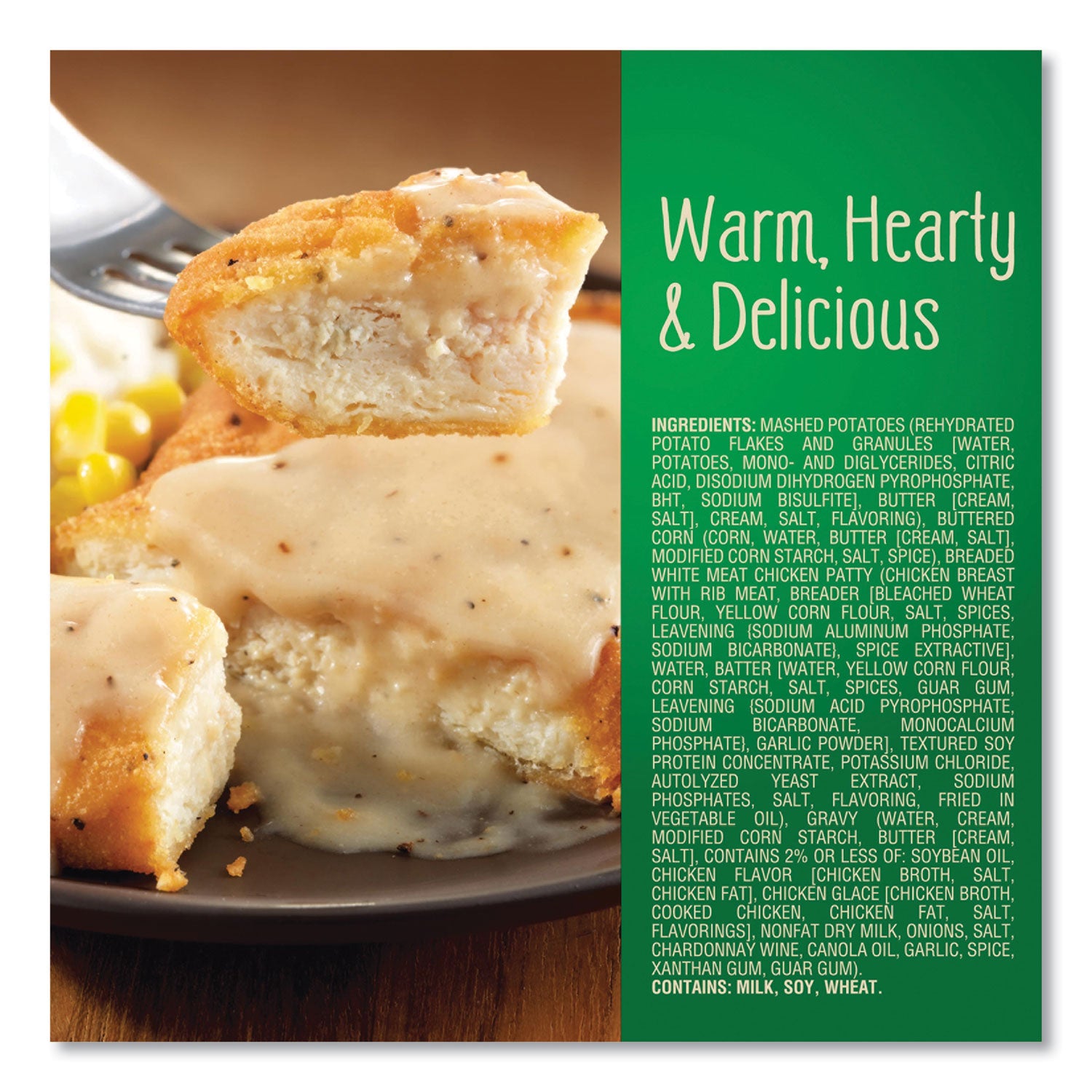 Country Fried Chicken and Gravy, 13.1 oz Bowl, 5/Pack, Ships in 1-3 Business Days