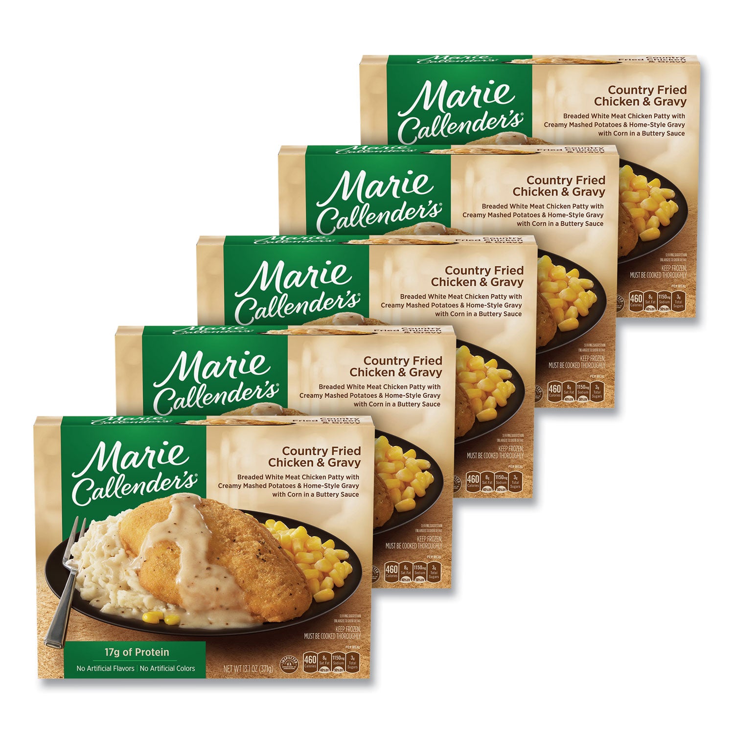 Country Fried Chicken and Gravy, 13.1 oz Bowl, 5/Pack, Ships in 1-3 Business Days
