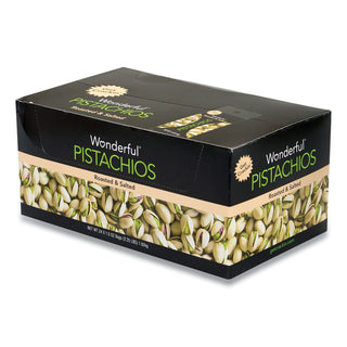 Roasted and Salted Pistachios, 1.5 oz Bag, 24/Pack, Ships in 1-3 Business Days
