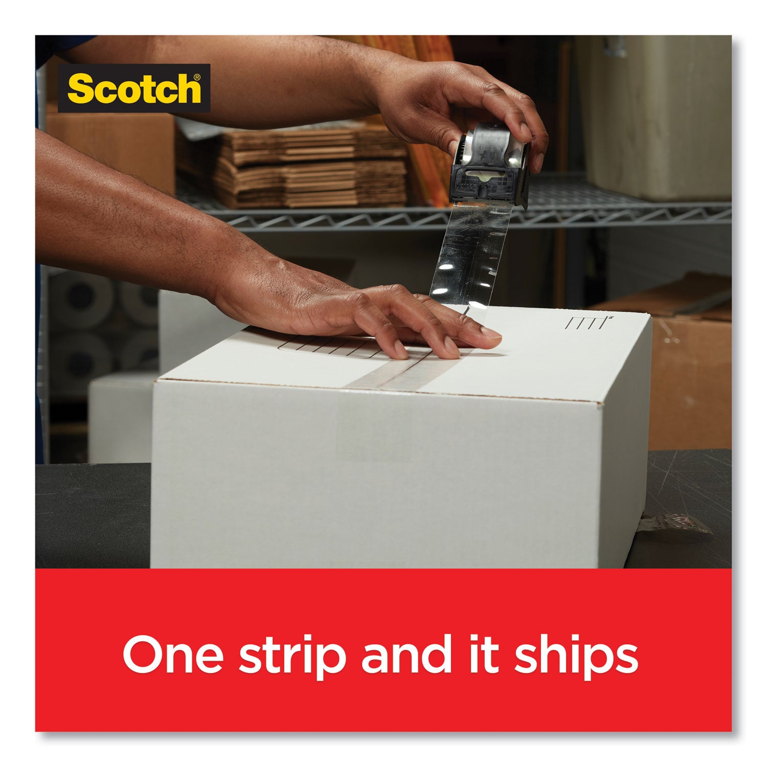 box-lock-shipping-packaging-tape-with-dispenser-3-core-188-x-546-yds-clear-4-pack_mmm39504rd - 4