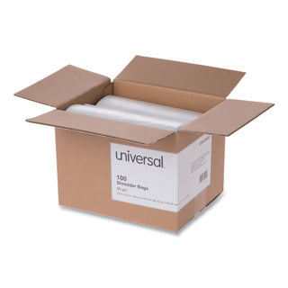 High-Density Shredder Bags, 56 gal Capacity, 100/Box - 