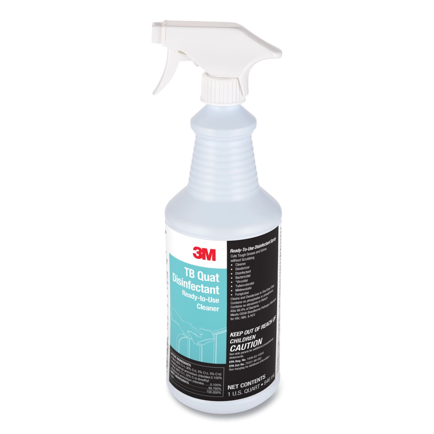tb-quat-disinfectant-ready-to-use-cleaner-32-oz-bottle-12-bottles-and-2-spray-triggers-carton_mmm29612 - 1