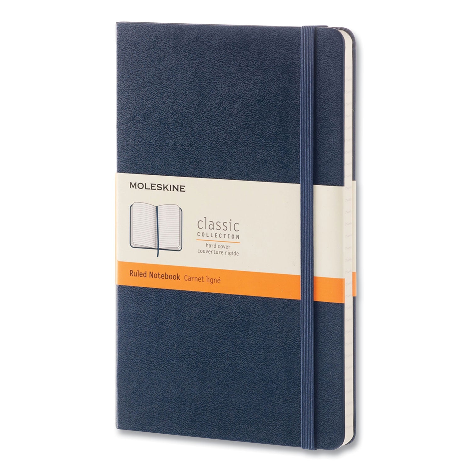classic-collection-hard-cover-notebook-1-subject-dotted-rule-sapphire-blue-cover-240-825-x-5-sheets_hbg893601 - 1