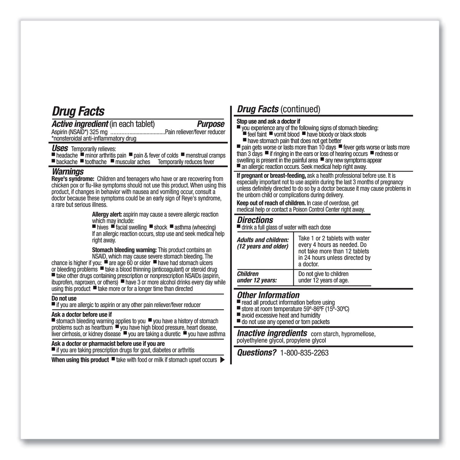 smartcompliance-aspirin-refill-2-packet-10-packets-box_faofae7004 - 1