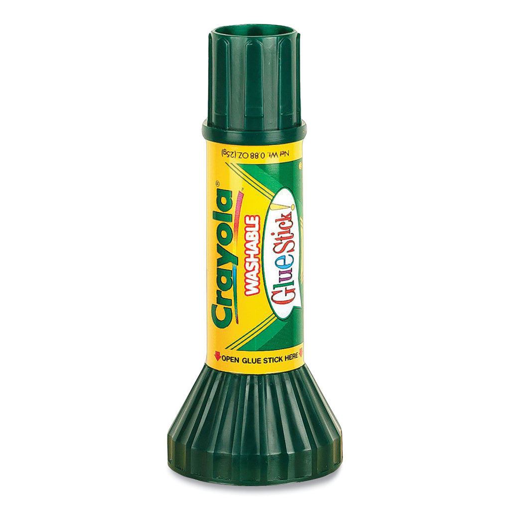 Washable Glue Stick, 0.88 oz, Dries Clear, 12/Pack - 