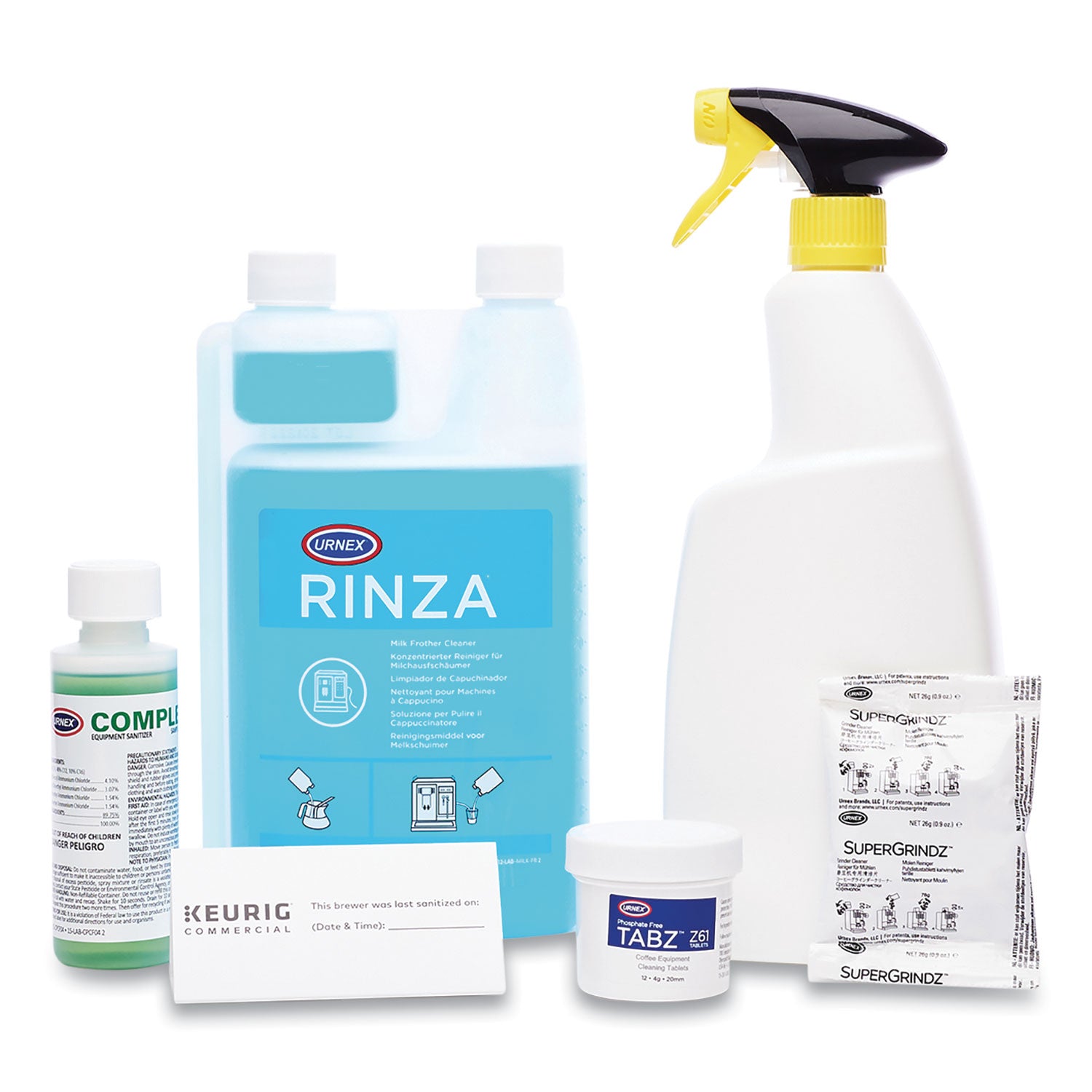 bean-to-cup-brewer-deep-cleaning-kit-4oz-complete-cafe-3-32oz-rinza-12tabz-z61-3-supergrindz-a01-spray-bottle_gmt5000359701 - 1