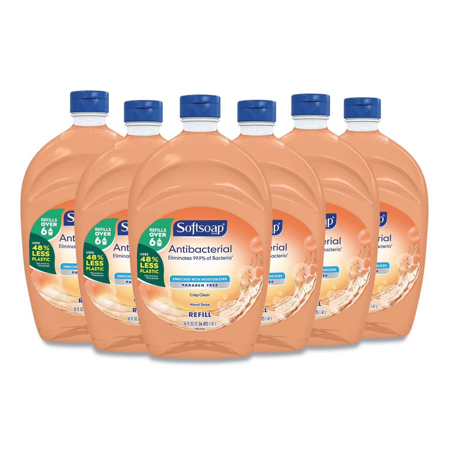 antibacterial-liquid-hand-soap-refills-fresh-50-oz-orange-6-carton_cpc46325 - 2