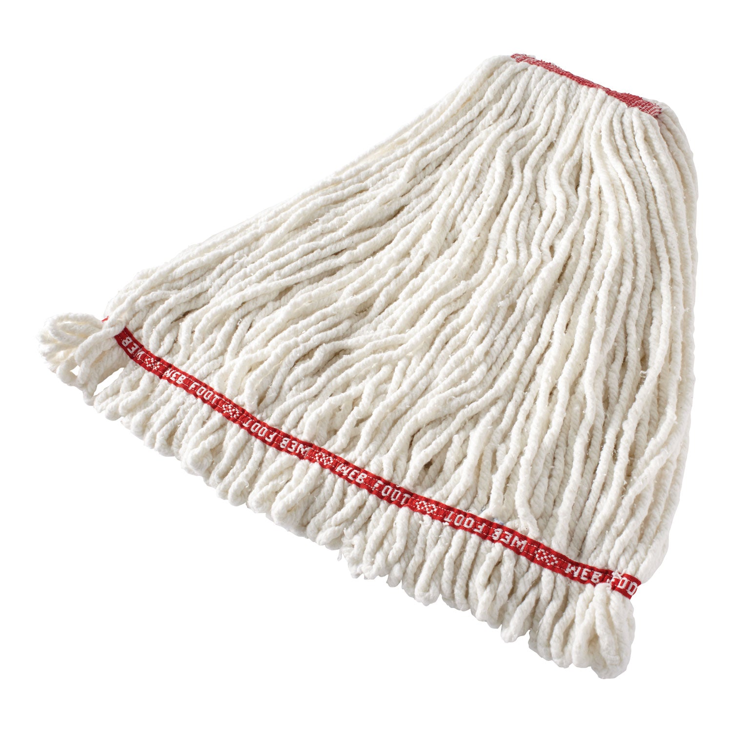 web-foot-shrinkless-looped-end-wet-mop-head-cotton-synthetic-large-white-1-white-headband_rcpa21306wh00 - 1