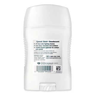 Deodorant, Regular Scent, 1.8 oz, White, 12/Carton