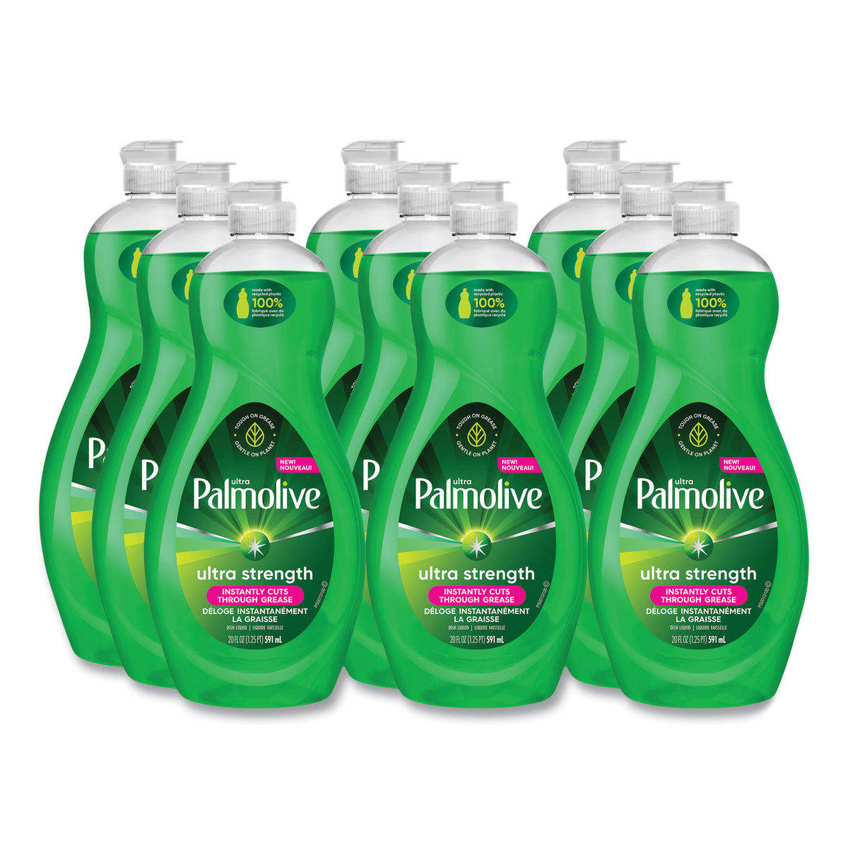 Dishwashing Liquid, Ultra Strength, Original Scent, 20 oz Bottle, 9/Ctn