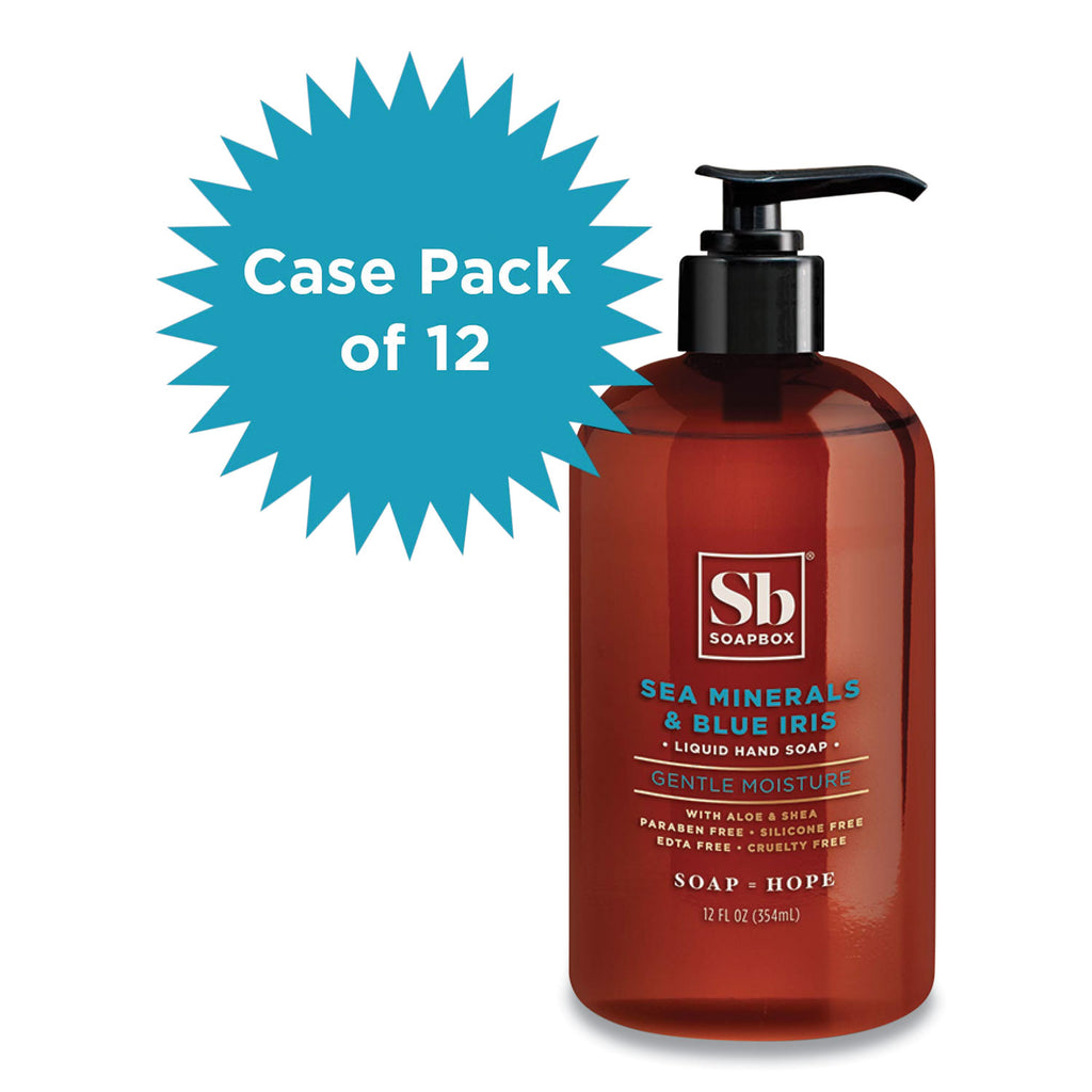 hand-soap-sea-minerals-and-blue-iris-12-oz-12-carton_sbx00678ct - 1