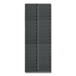 time-card-rack-40-pockets-plastic-light-gray_pti5004 - 1