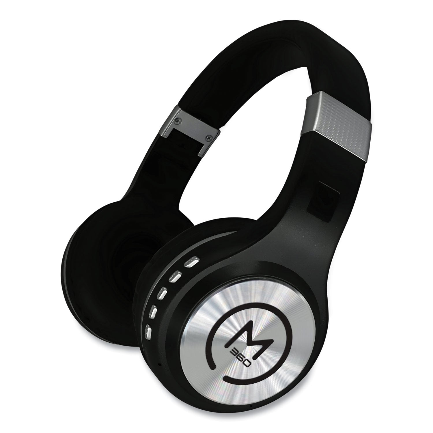 serenity-stereo-wireless-headphones-with-microphone-3-ft-cord-black-silver_mhshp5500b - 2