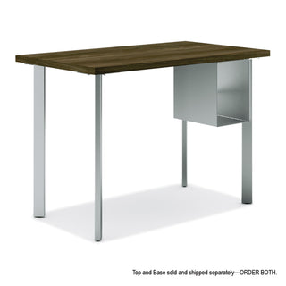 Coze Writing Desk Worksurface, Rectangular, 48" x 24", Florence Walnut