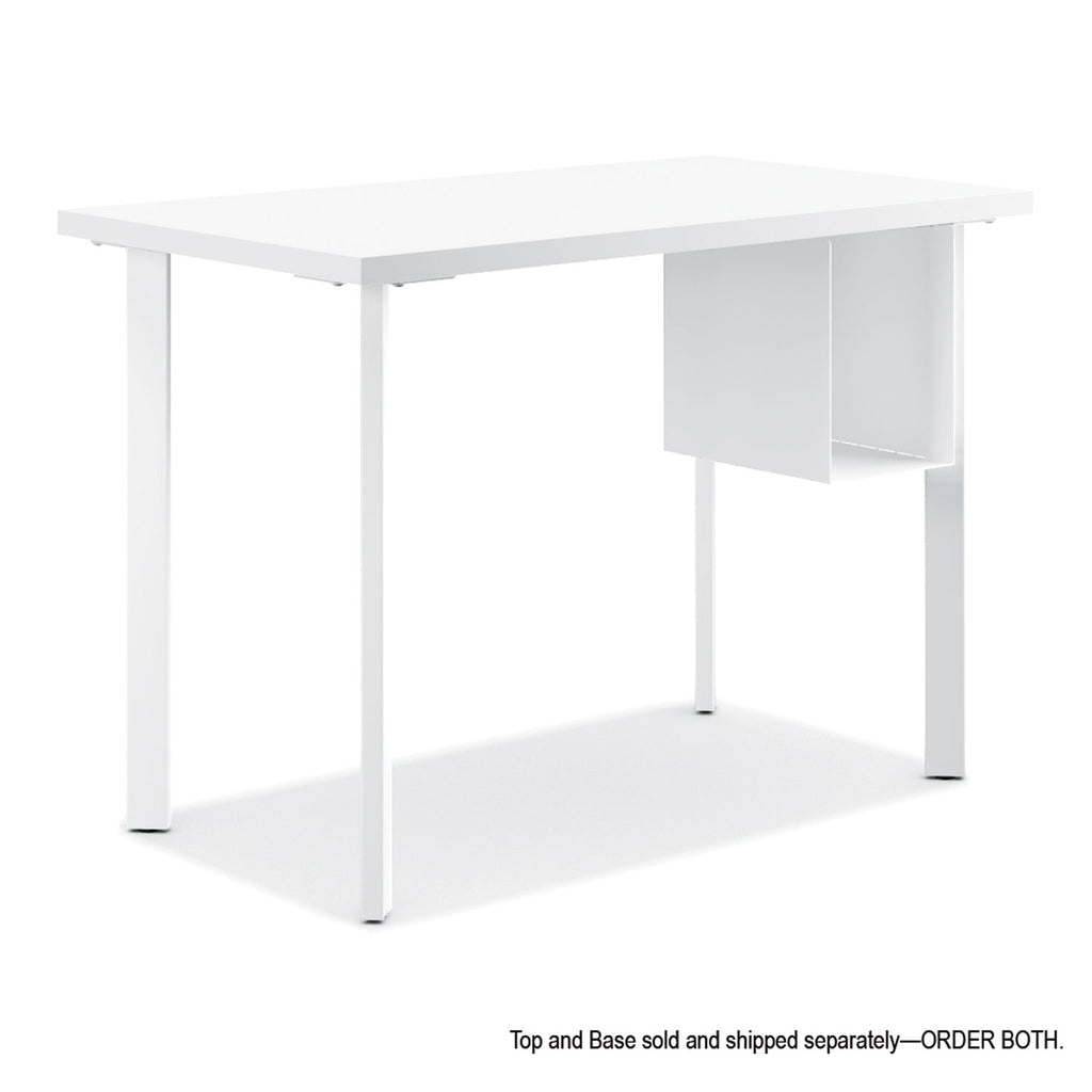 Coze Writing Desk Worksurface, Rectangular, 42" x 24", Designer White