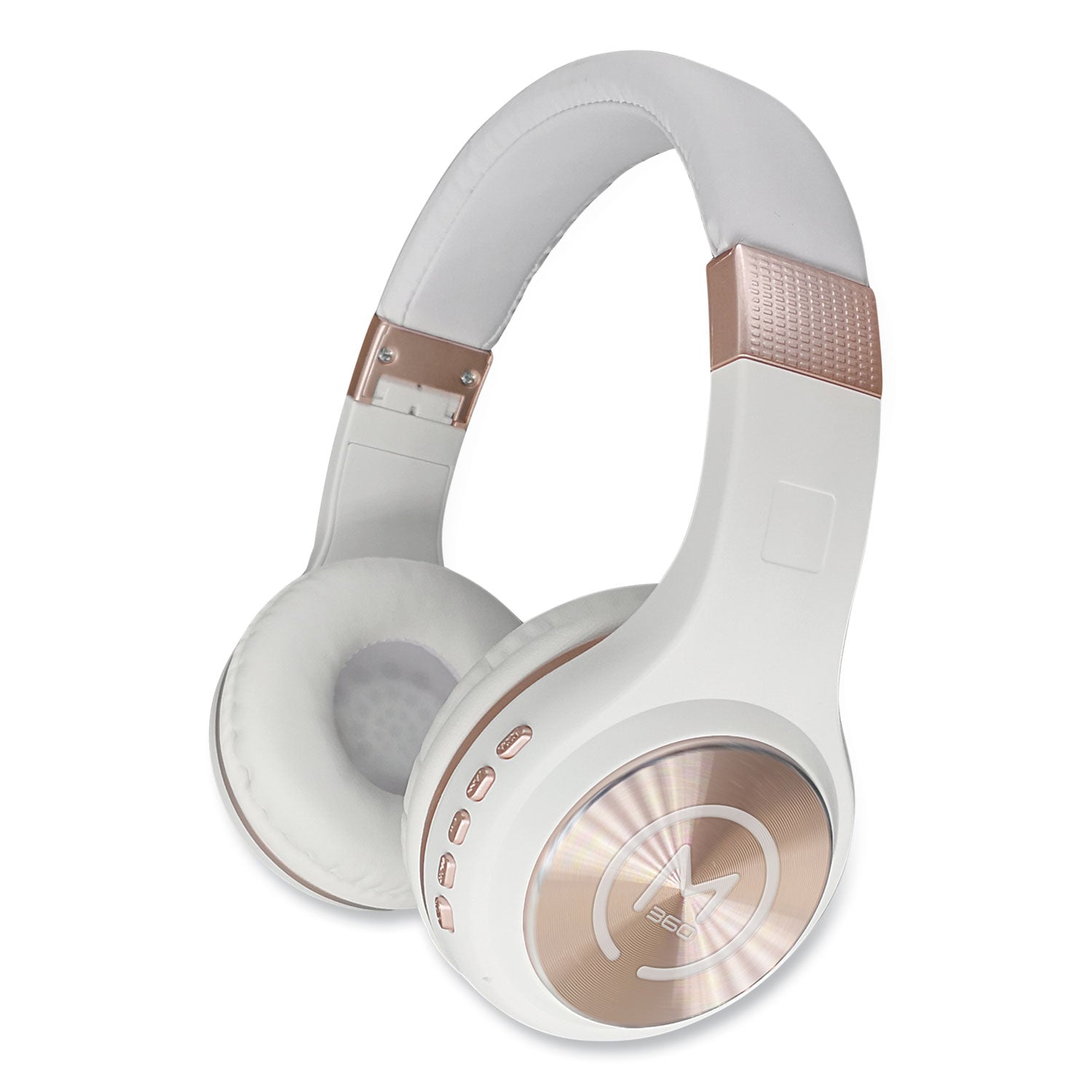 serenity-stereo-wireless-headphones-with-microphone-3-ft-cord-white-rose-gold_mhshp5500r - 1