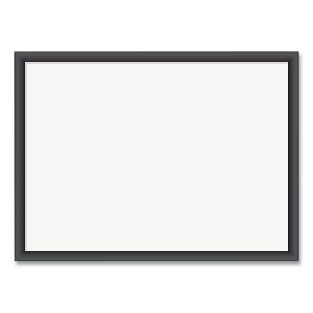 magnetic-dry-erase-board-with-wood-frame-23-x-17-white-surface-black-frame_ubr307u0001 - 1