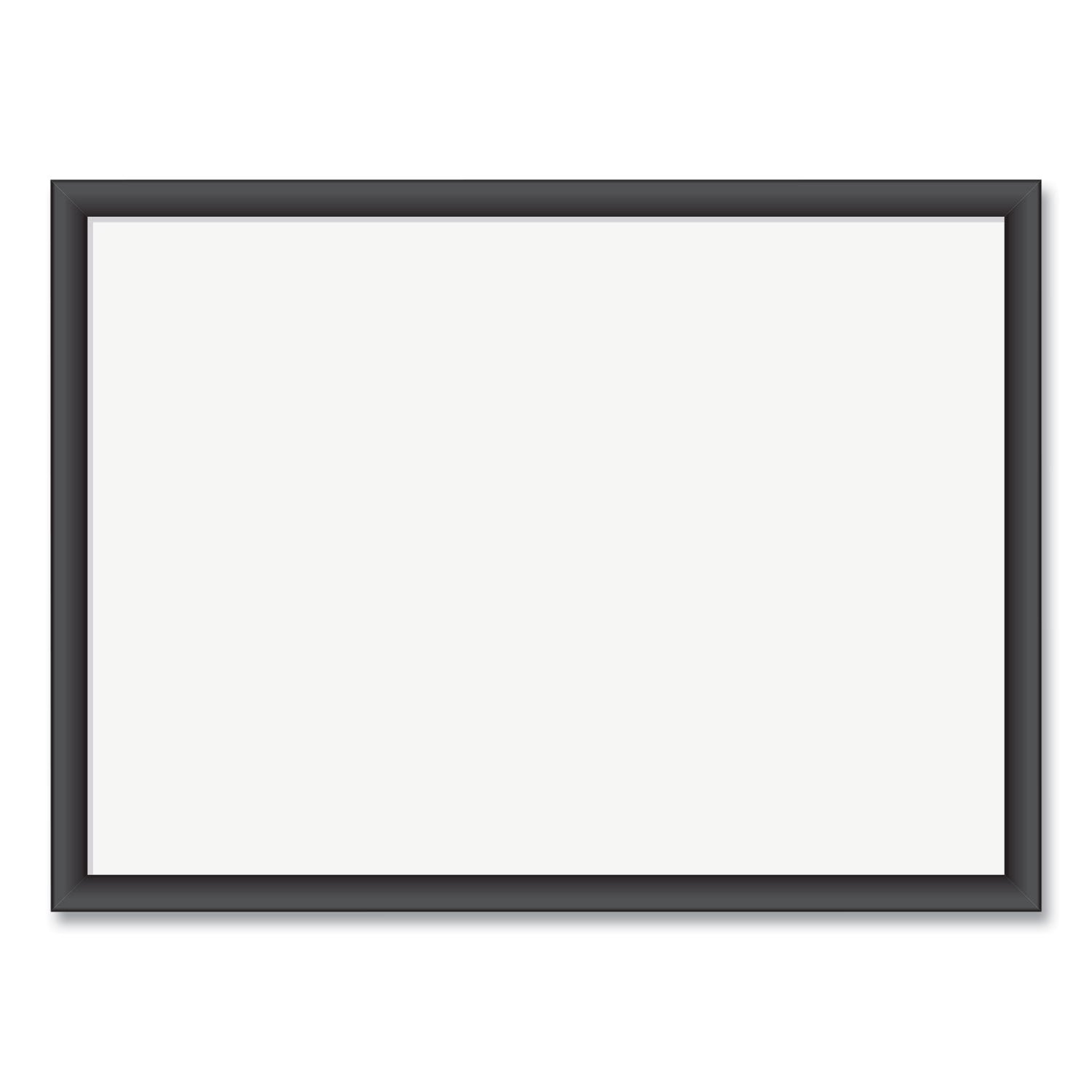magnetic-dry-erase-board-with-wood-frame-23-x-17-white-surface-black-frame_ubr307u0001 - 1