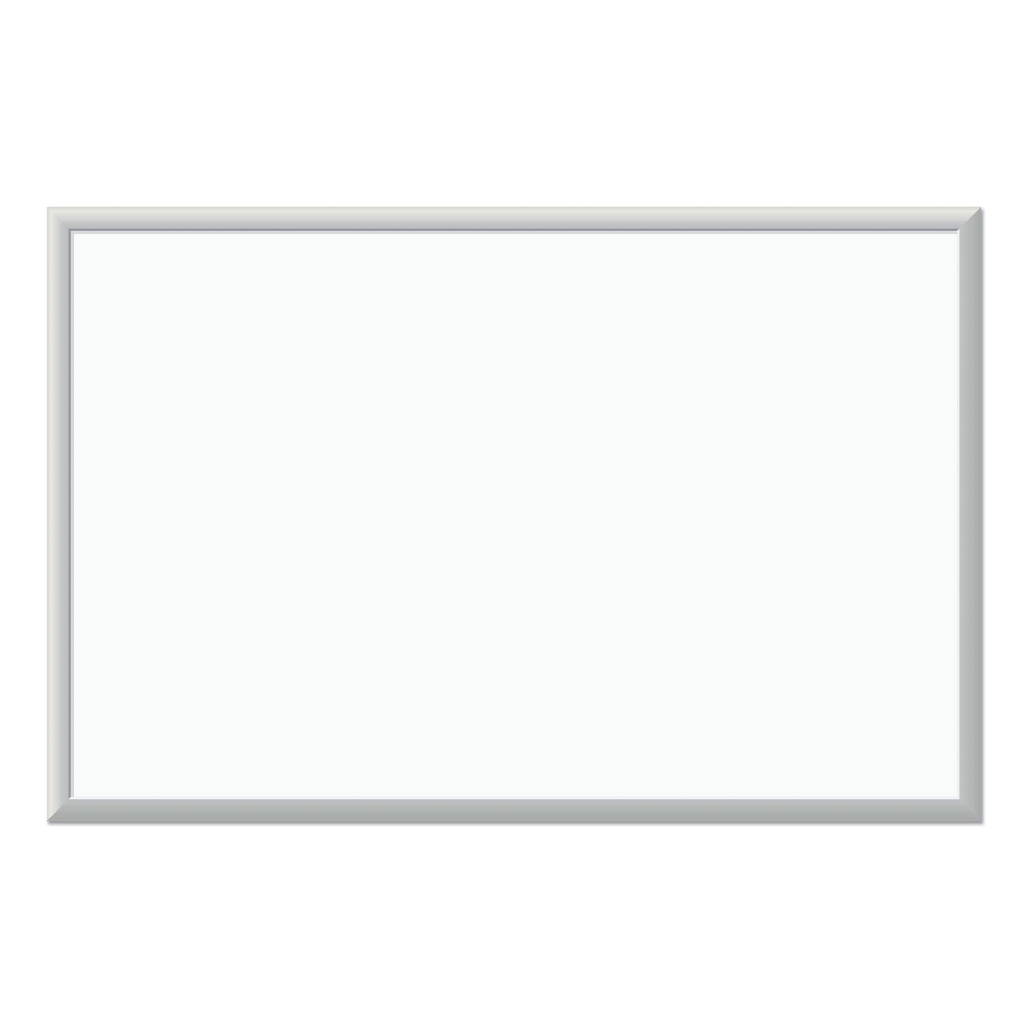 melamine-dry-erase-board-35-x-23-white-surface-silver-frame_ubr031u0001 - 1