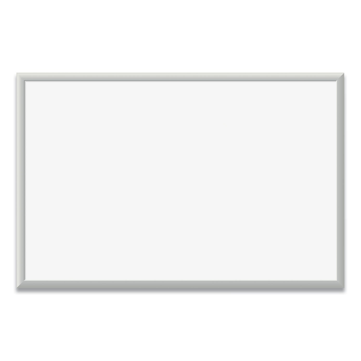 magnetic-dry-erase-board-with-aluminum-frame-35-x-23-white-surface-silver-frame_ubr071u0001 - 1