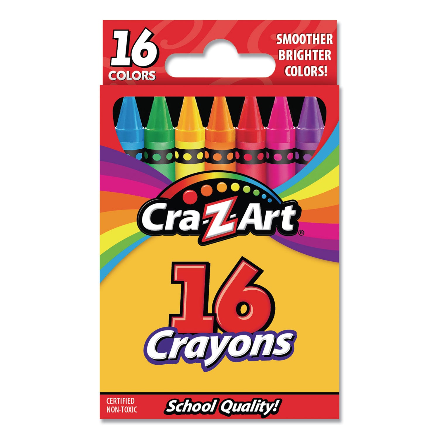 Crayons, 16 Assorted Colors, 16/Set - 1