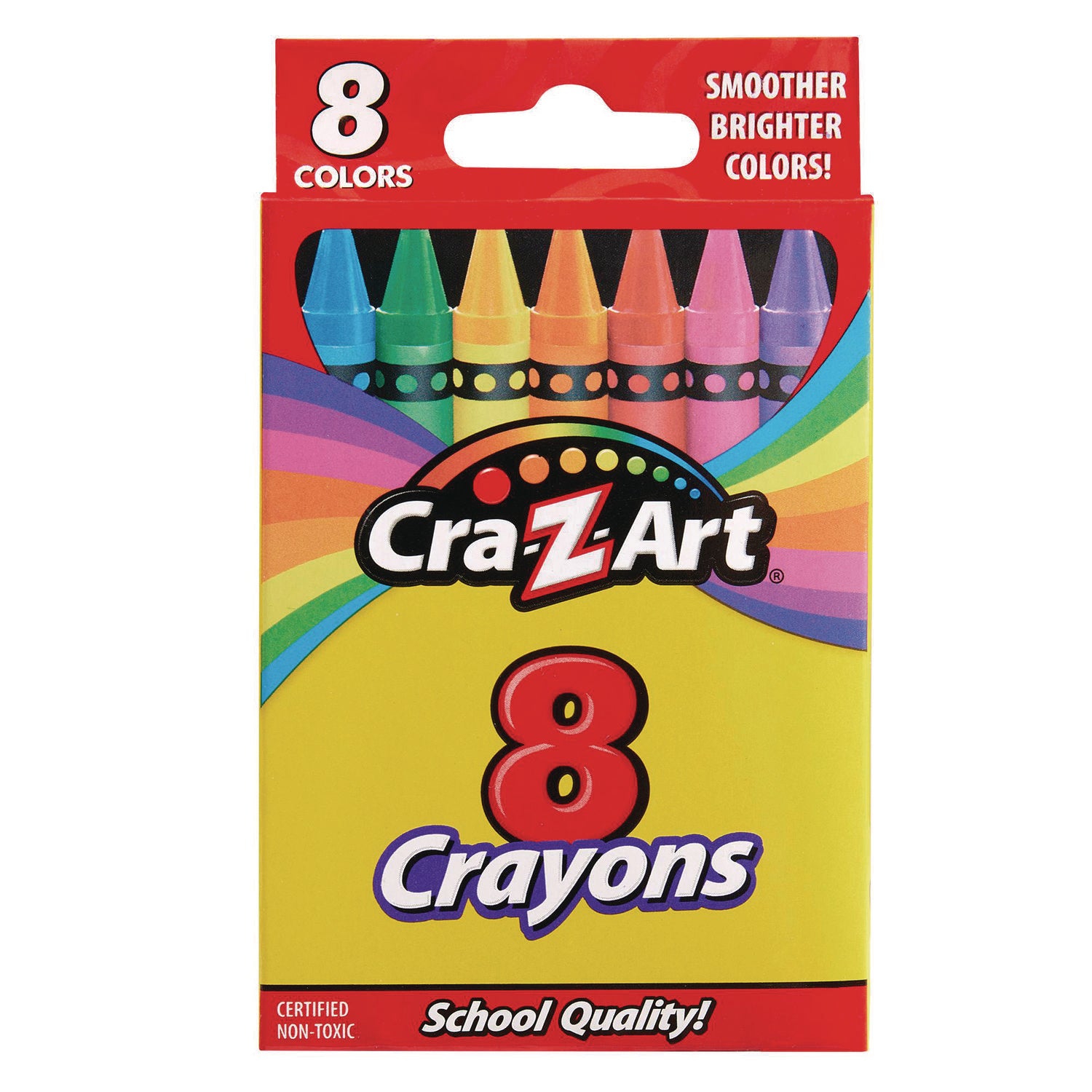 Crayons, 8 Assorted Colors, 8/Pack - 1