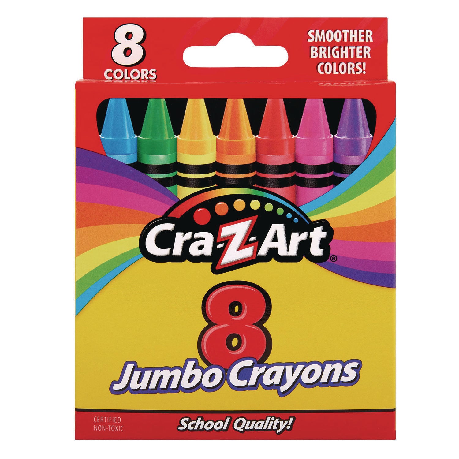 Jumbo Crayons, 8 Assorted Colors, 8/Pack - 1