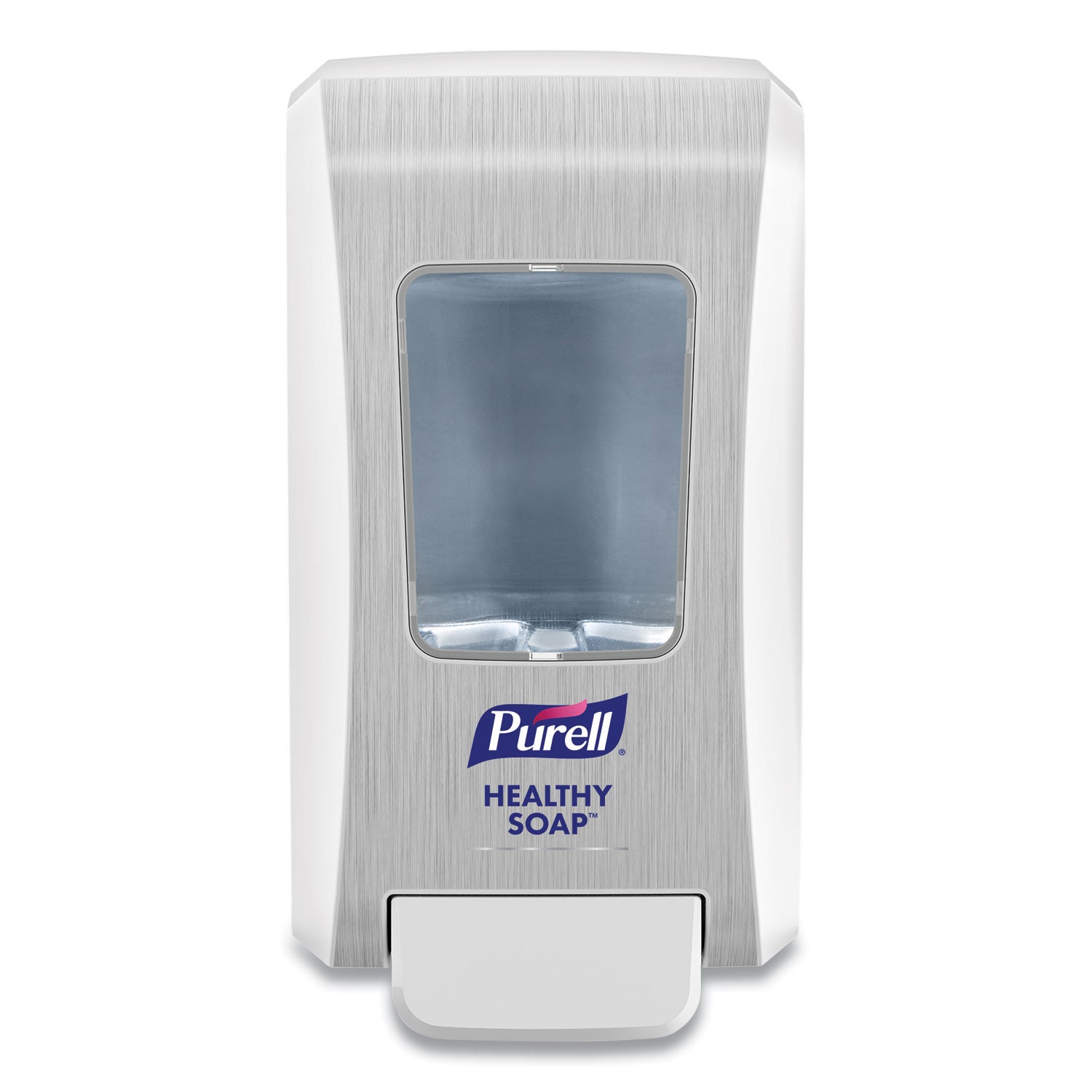 fmx-20-soap-push-style-dispenser-2000-ml-65-x-468-x-1166-white-6-carton_goj523006ct - 1