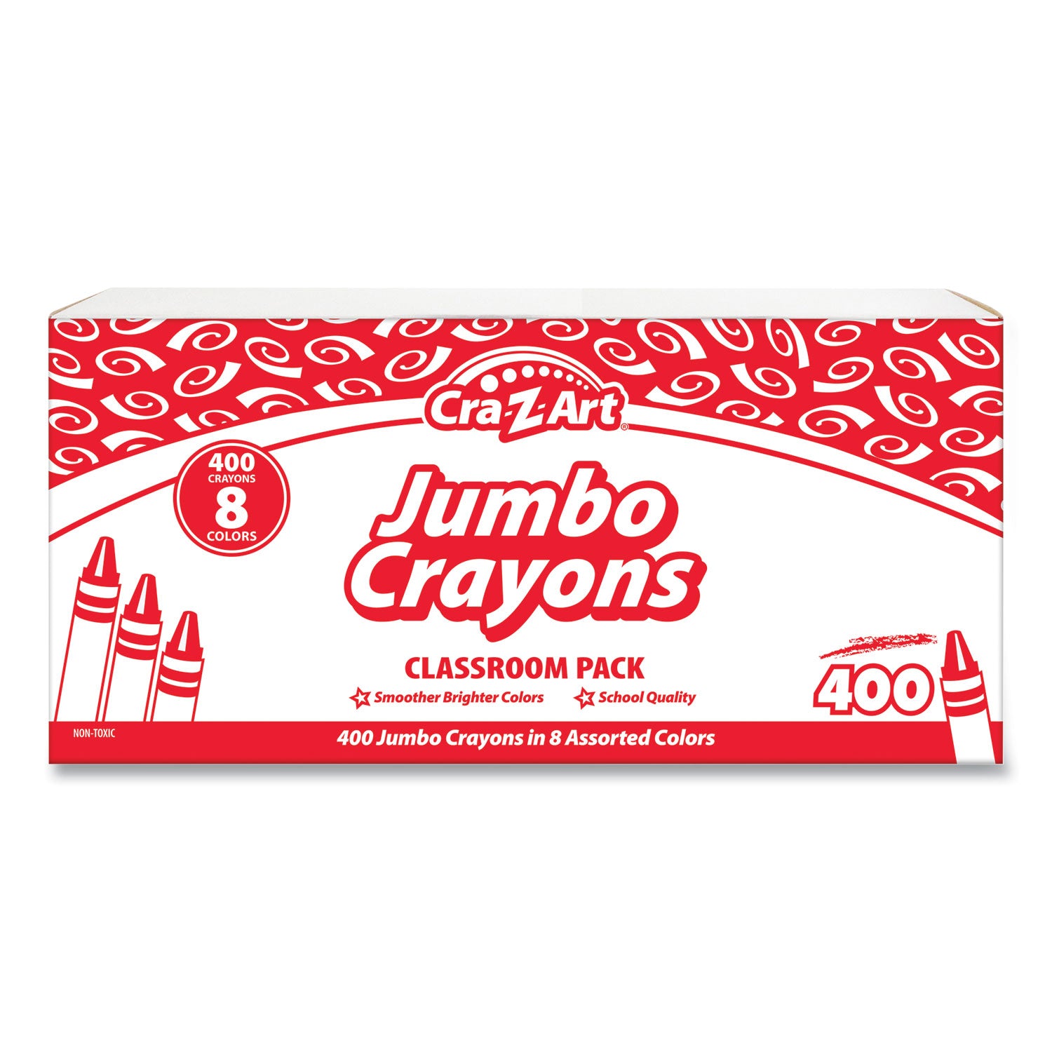 jumbo-crayons-8-assorted-colors-400-pack_cza740051 - 1