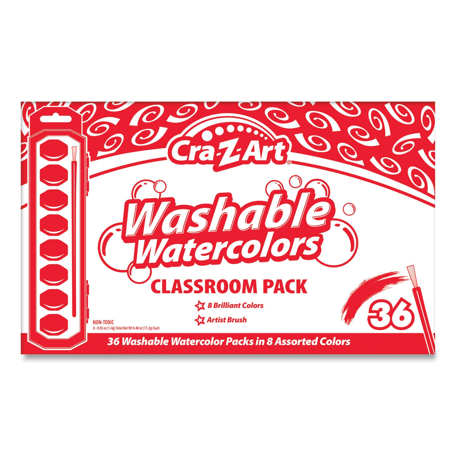 washable-watercolor-classroom-pack-8-color-kits-assorted-colors-36-kits-box_cza24011 - 1