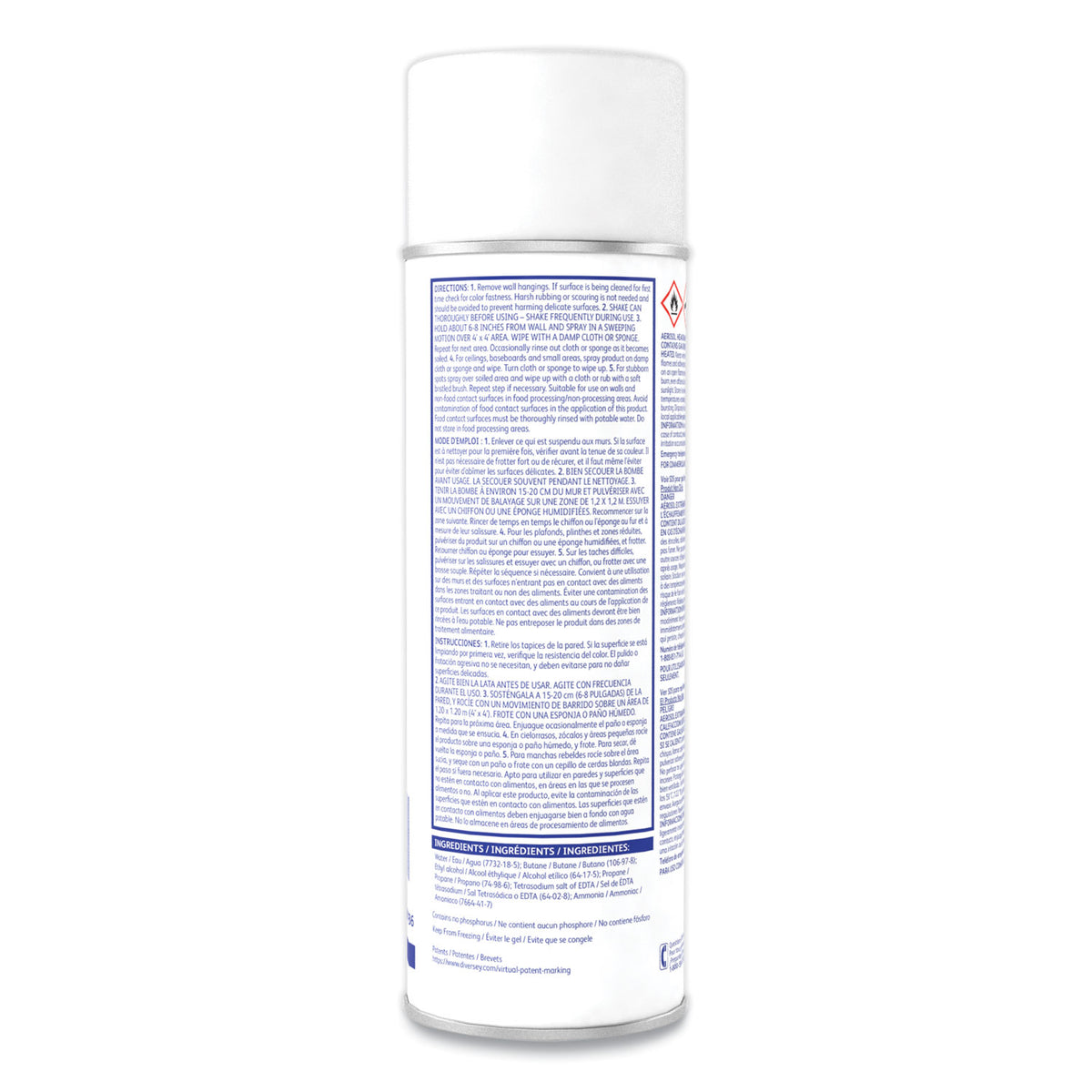 Wall Power Foaming Wall Washer, 20 oz Can, 12/Carton