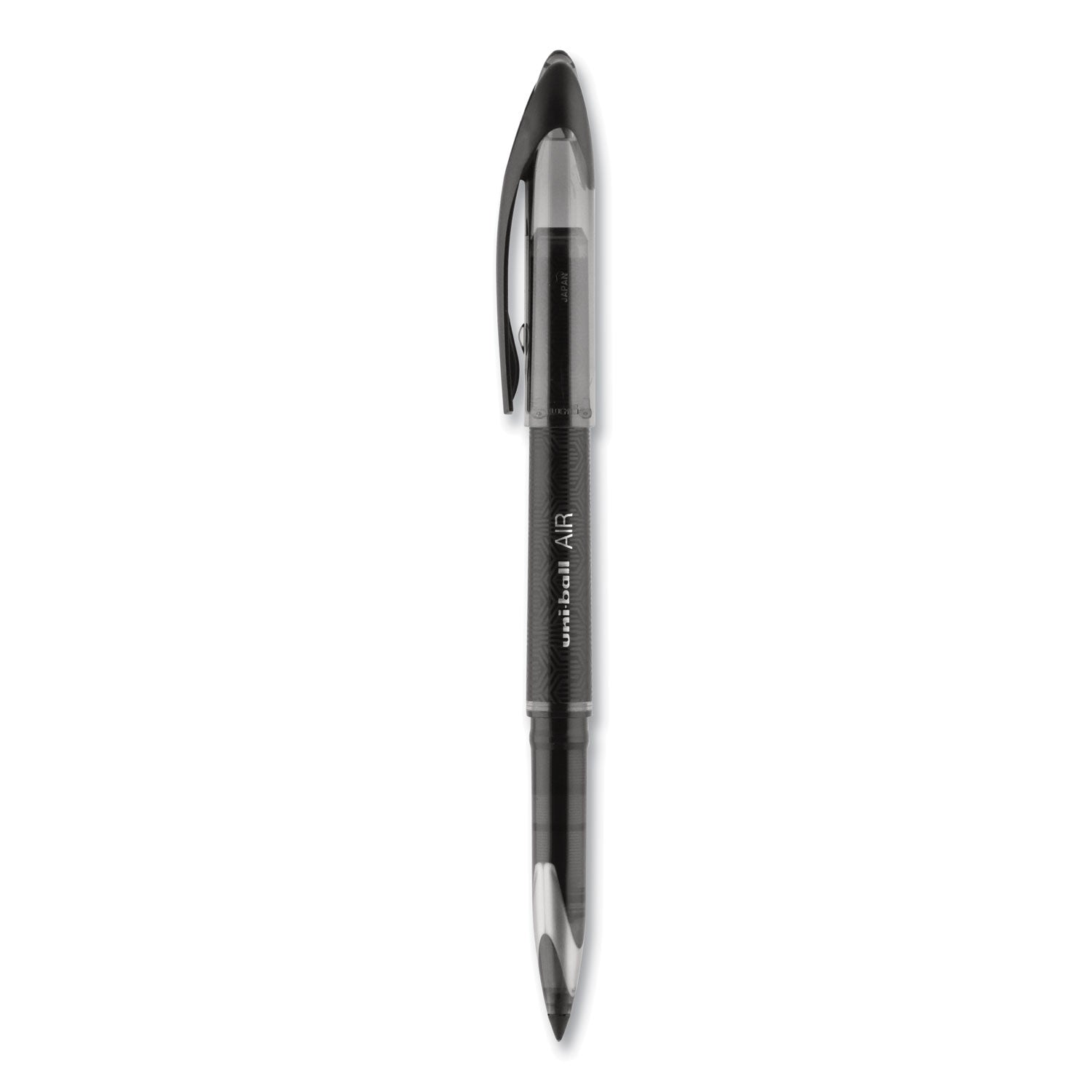 air-porous-gel-pen-stick-medium-07-mm-black-ink-black-barrel-3-pack_ubc1926808 - 2