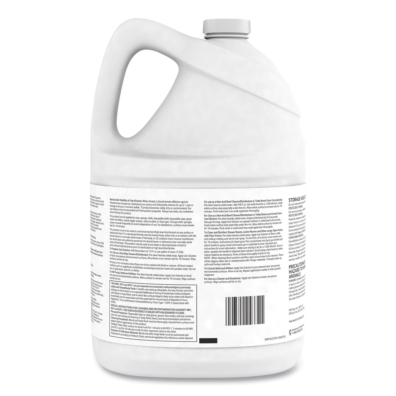 Virex II 256 One-Step Disinfectant Cleaner Deodorant Mint, 1 gal, 4 Bottles/CT