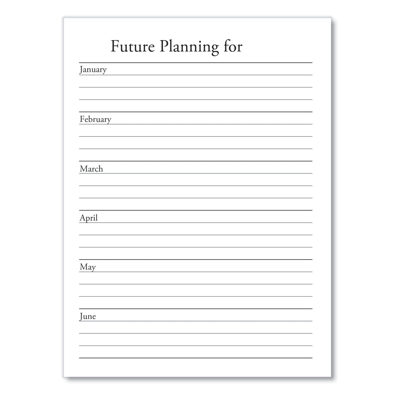 Recycled Weekly Appointment Book Ruled without Appointment Times, 8.75 x 6.88, Black Cover, 12-Month (Jan to Dec): 2024 - 