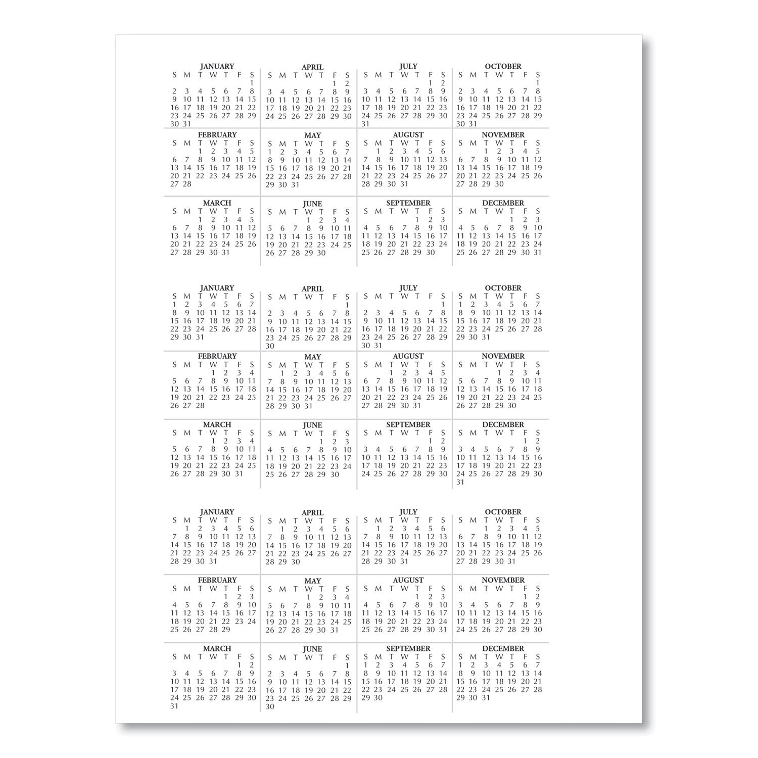 Recycled Weekly Appointment Book Ruled without Appointment Times, 8.75 x 6.88, Black Cover, 12-Month (Jan to Dec): 2024 - 