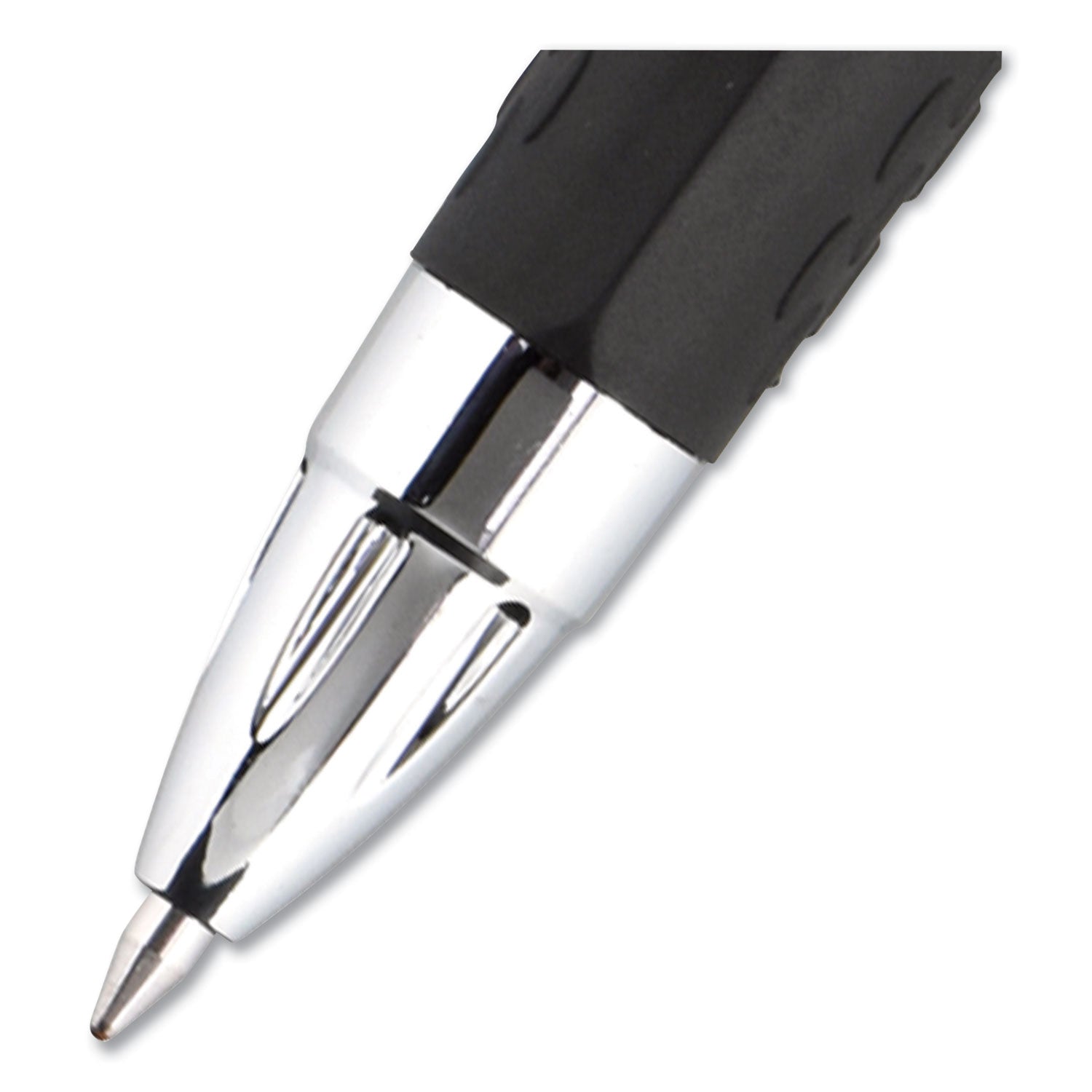 signo-207-gel-pen-retractable-medium-07-mm-black-ink-clear-black-barrel-8-pack_ubc1756584 - 4