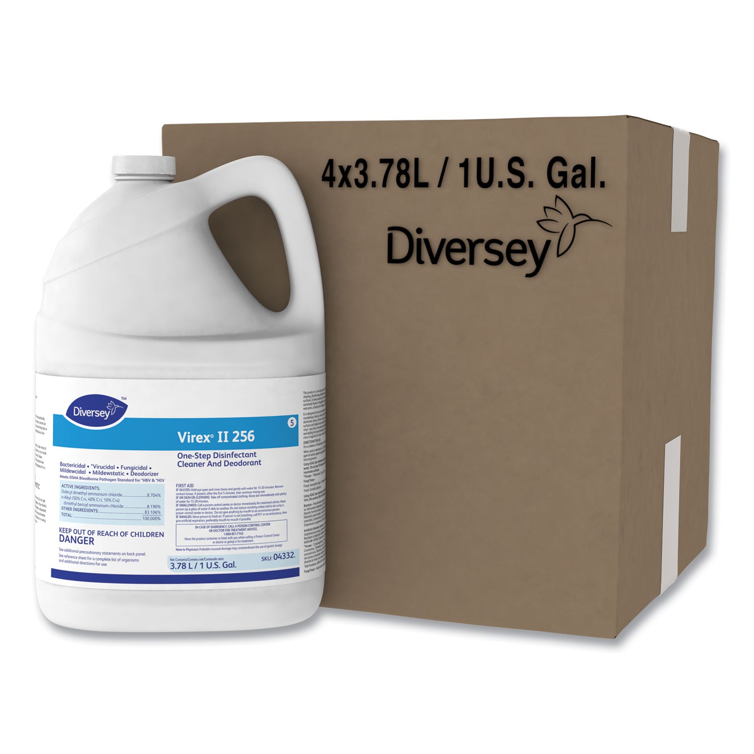 virex-ii-256-one-step-disinfectant-cleaner-deodorant-mint-1-gal-4-bottles-ct_dvo04332 - 6