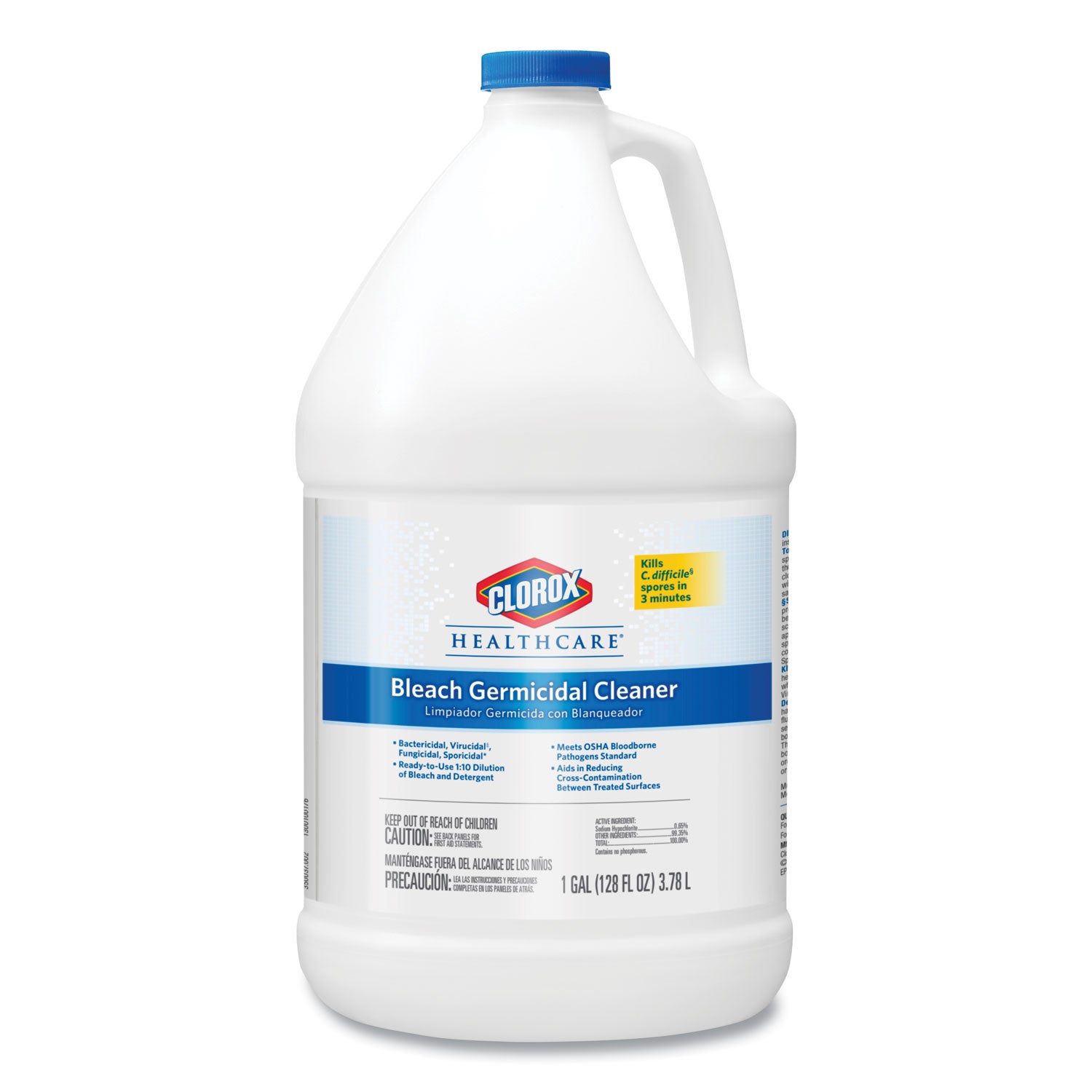 Bleach Germicidal Cleaner, 128 oz Refill Bottle - 