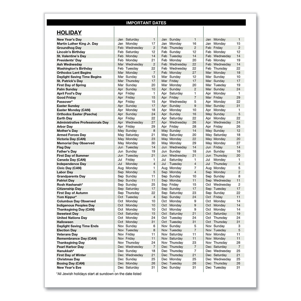 Executive Series Four-Person Group Practice Daily Appointment Book, 11 x 8.5, Black Hard Cover, 12-Month (Jan to Dec): 2024