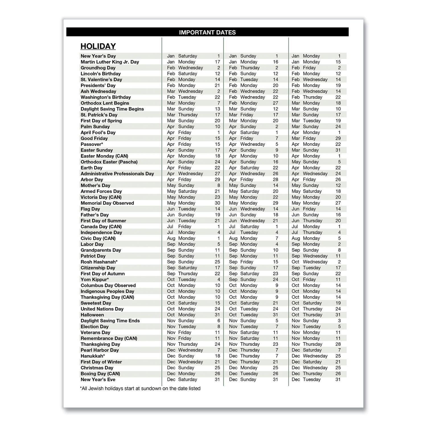 Executive Series Four-Person Group Practice Daily Appointment Book, 11 x 8.5, Black Hard Cover, 12-Month (Jan to Dec): 2024