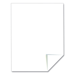 25% Cotton Business Paper, Red Margin Rule, 95 Bright, 20 lb Bond Weight, 8.5 x 11, White, 500 Sheets/Ream
