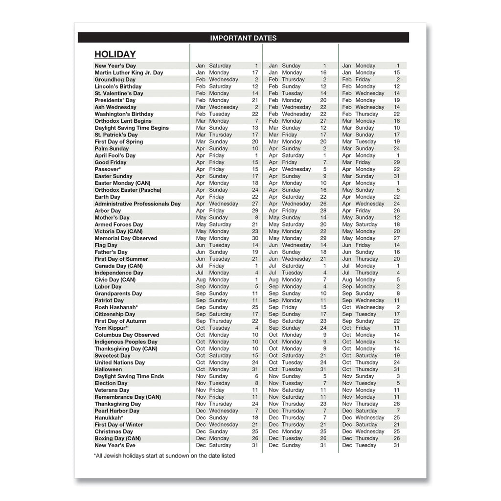 Recycled Professional Weekly Planner, 15-Minute Appts, 11 x 8.5, Black Wirebound Soft Cover, 12-Month (Aug-July): 2023-2024 - 