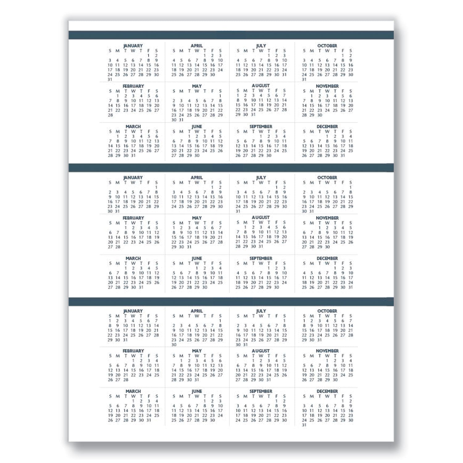 House of Doolittle Planner - Julian Dates - 5.2 Year - December - January - 1 Month Double Page Layout - Spiral Bound - Black - Black - 11" Height x 8.5" Width - Dated Planning Page, Ruled Daily Block, Holiday Listing, Reminder Section, Phone Log Pag - 3