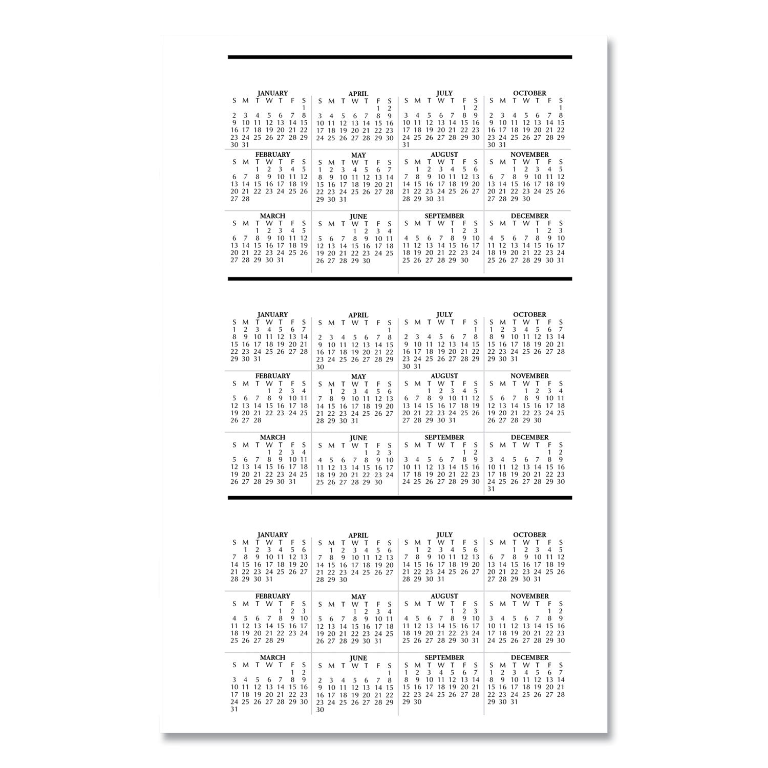 memo-size-daily-appointment-book-with-15-minute-schedule-8-x-5-black-cover-12-month-jan-to-dec-2024_hod28802 - 4