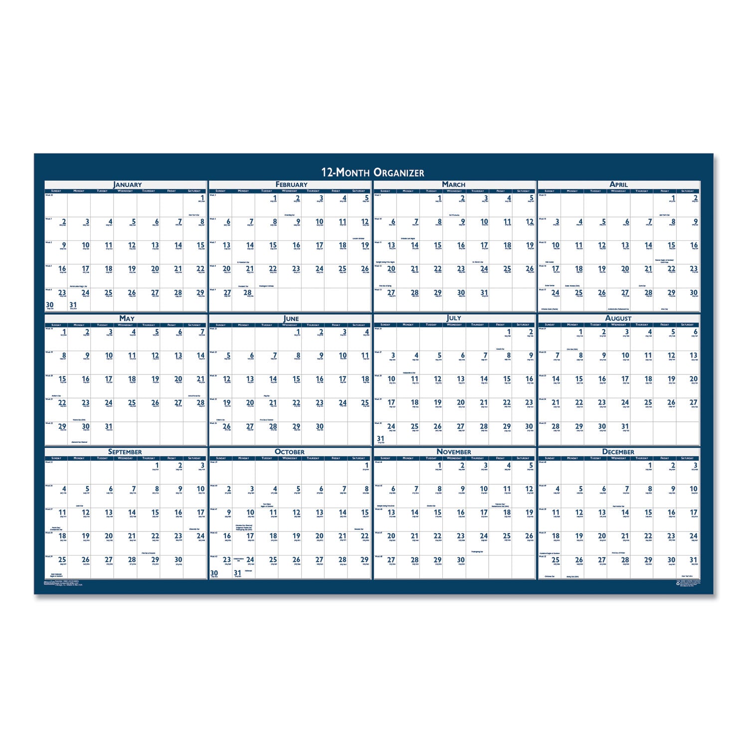 recycled-poster-style-reversible-erasable-yearly-wall-calendar-32-x-48-white-blue-gray-sheets-12-month-jan-to-dec-2024_hod3961 - 3