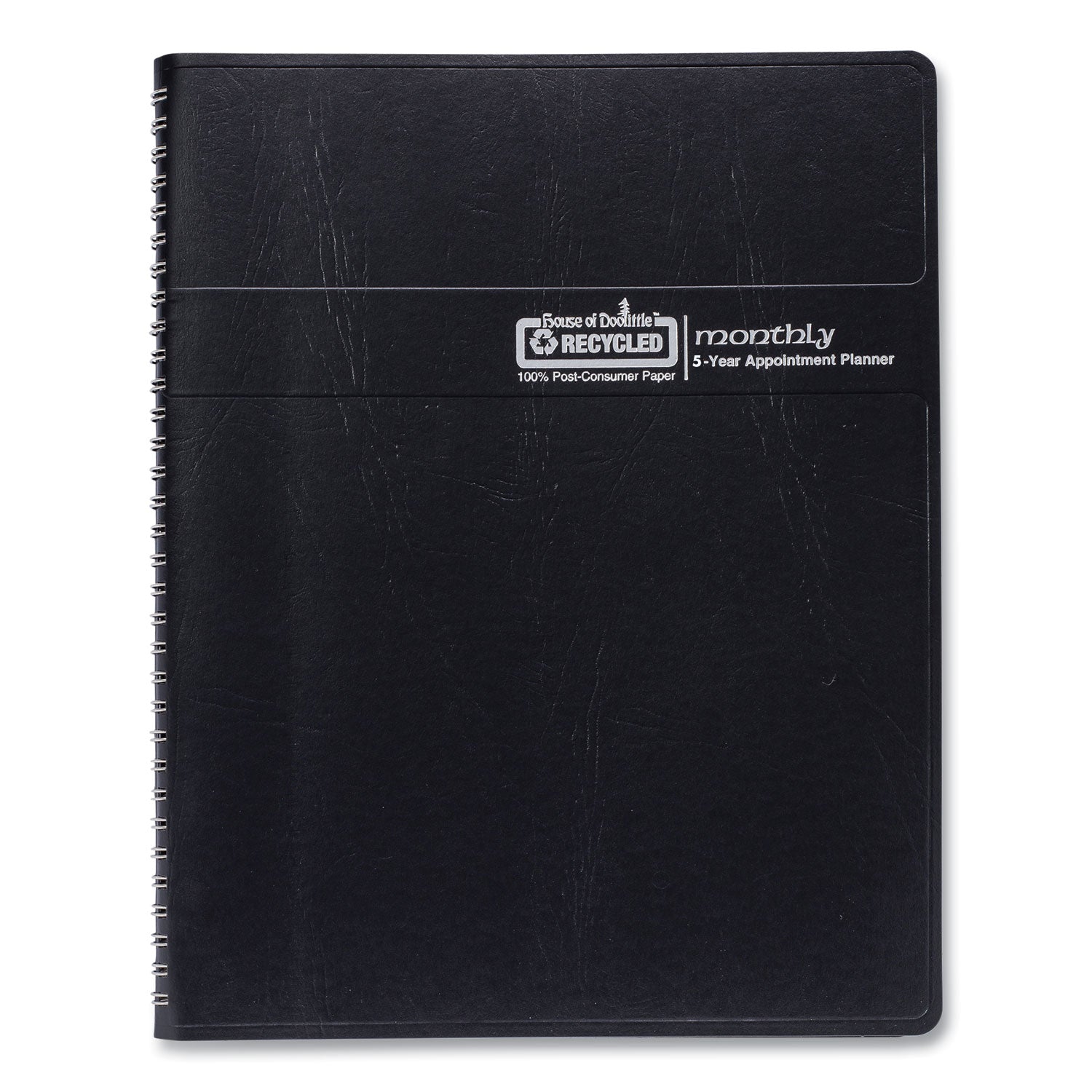 House of Doolittle Planner - Julian Dates - 5.2 Year - December - January - 1 Month Double Page Layout - Spiral Bound - Black - Black - 11" Height x 8.5" Width - Dated Planning Page, Ruled Daily Block, Holiday Listing, Reminder Section, Phone Log Pag - 7