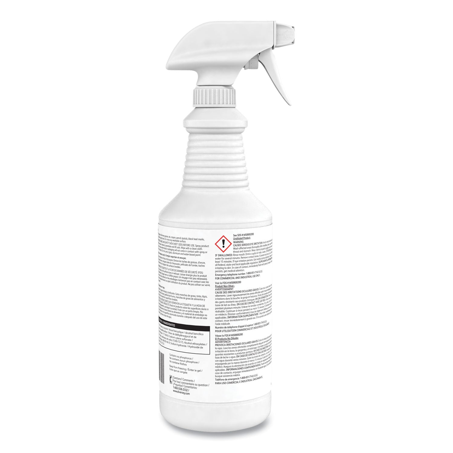 Speedball Heavy-Duty Cleaner, Citrus, Liquid, 1qt. Spray Bottle, 12/CT