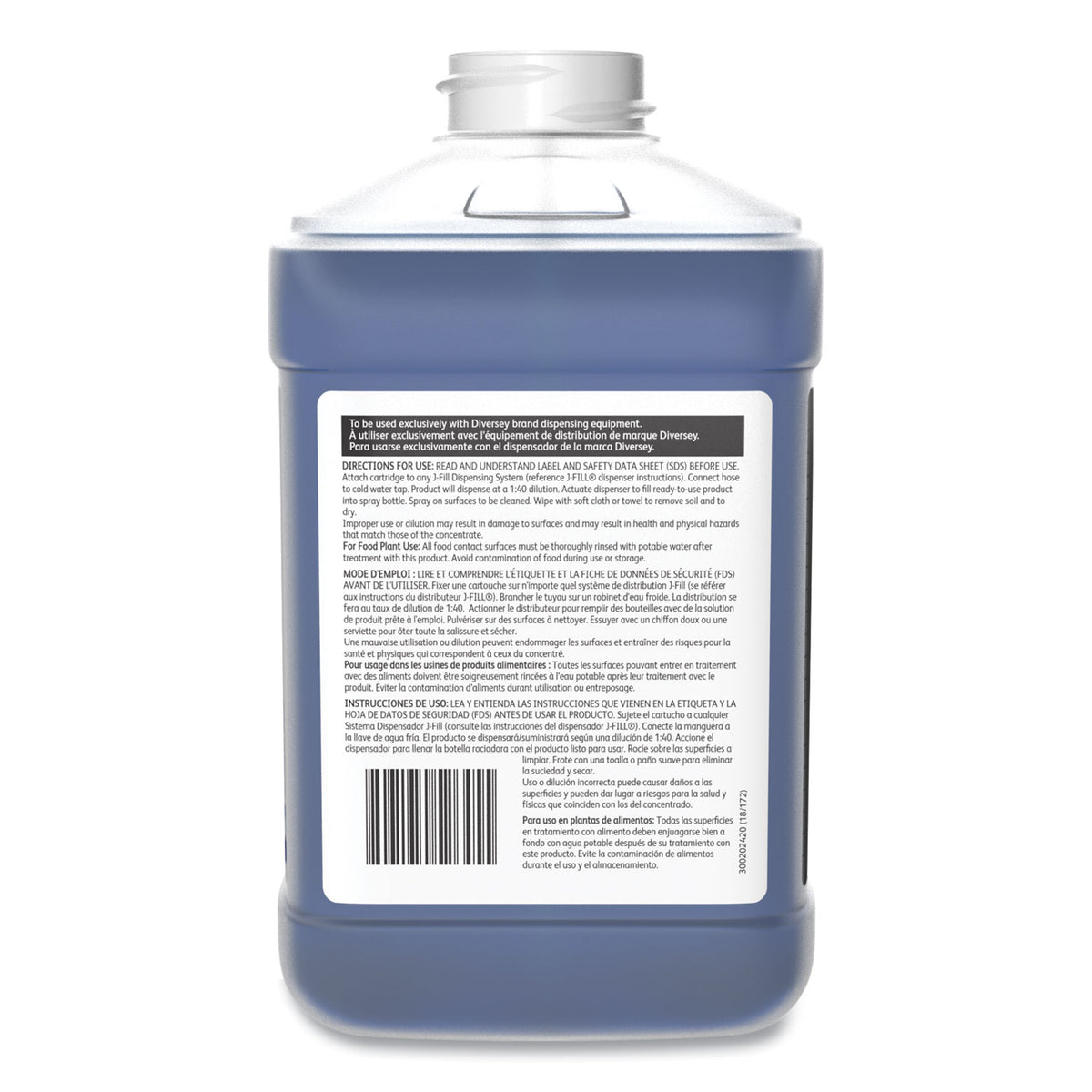 Tannin Stain Remover, 32 oz Bottle, Fruity, 6/CT