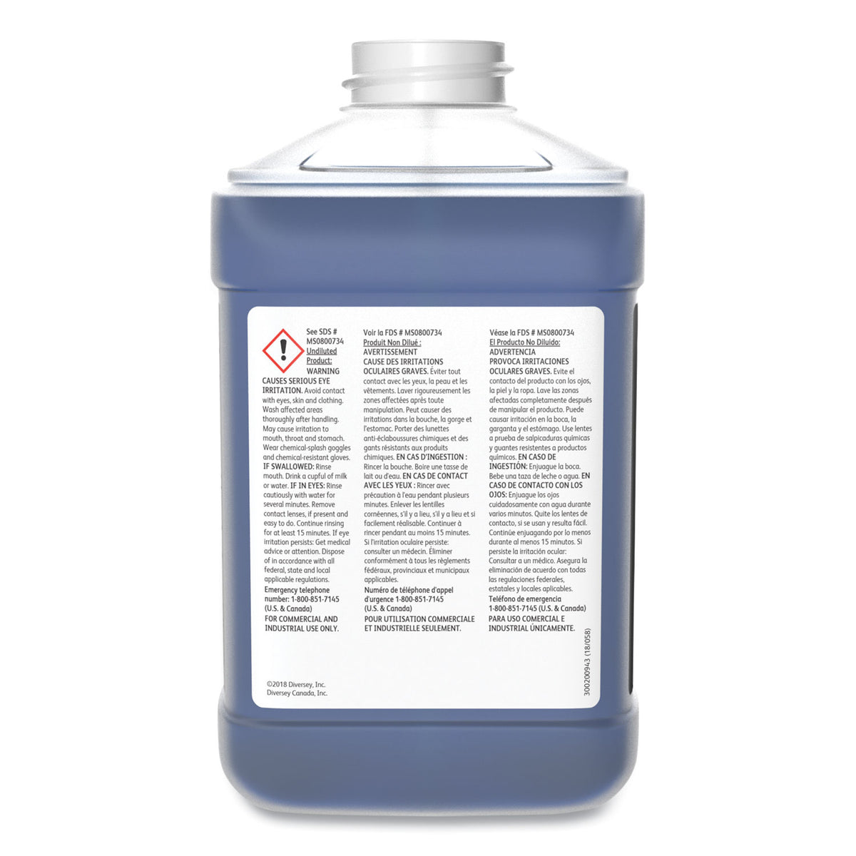 Tannin Stain Remover, 32 oz Bottle, Fruity, 6/CT